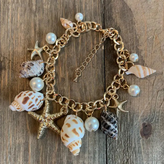 Jewelry - Seashell Charm Bracelet Making Kit