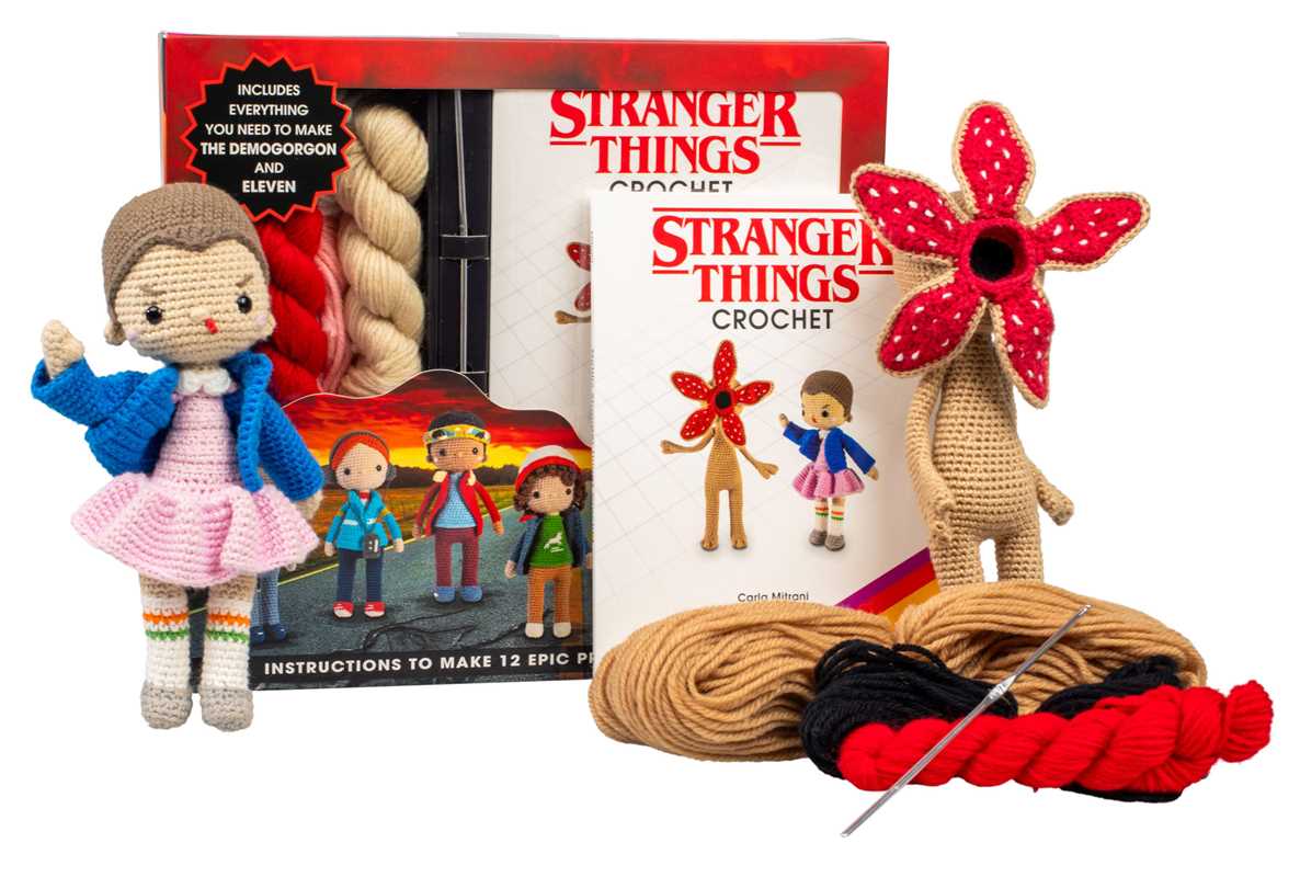 Book - Stranger Things Crochet by Editors of Thunder Bay Press: Kit - Paperback; 88 pages