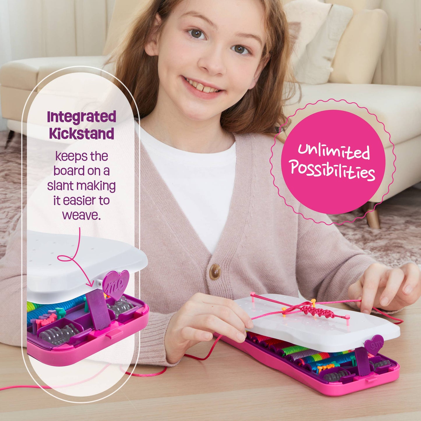 Crafting Kits - Pretty Me Friendship Bracelet Making Kit String Bracelets