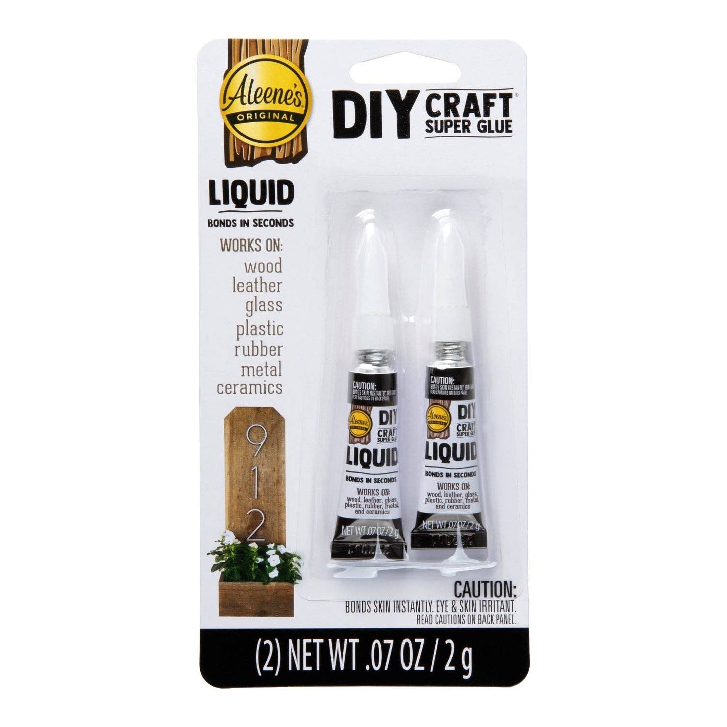 Adhesive - Aleenes DIY Craft Super Glue Liquid .07 oz. 2 Pack