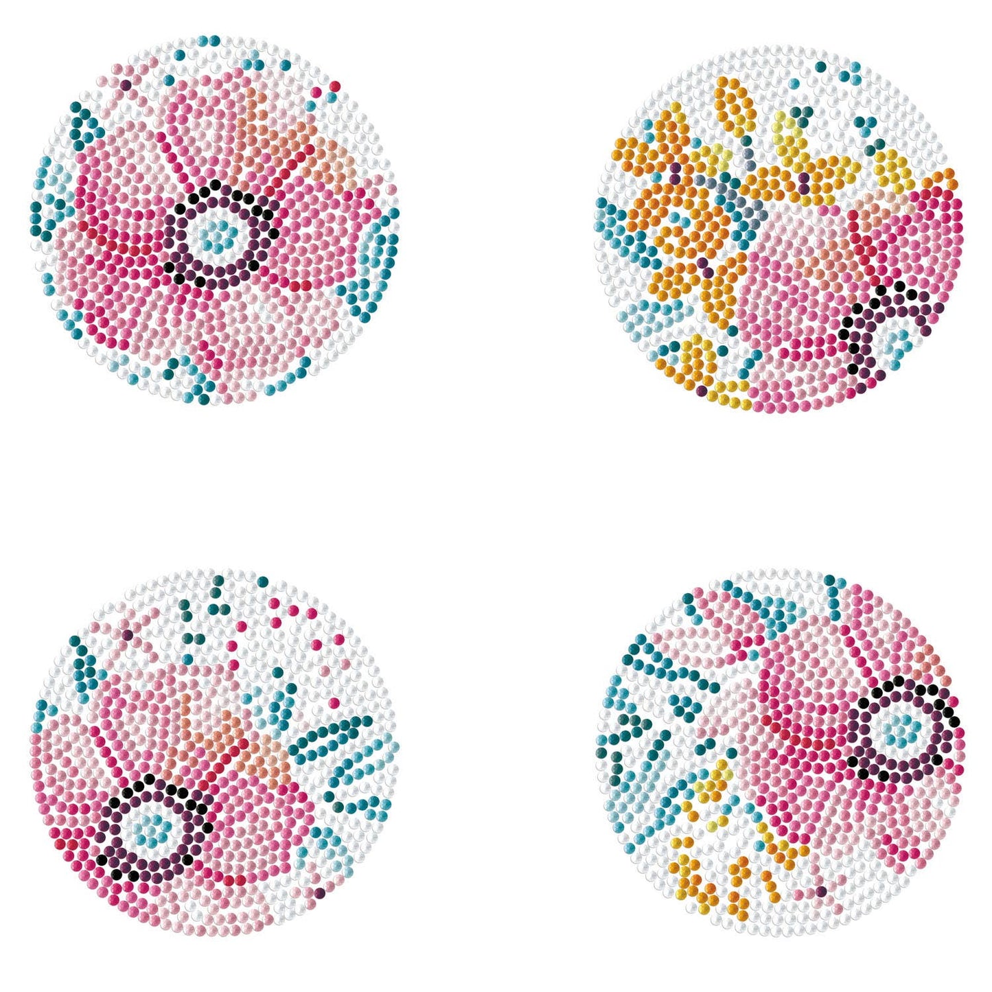 Diamond Dotz - Coasters - Modern Florals