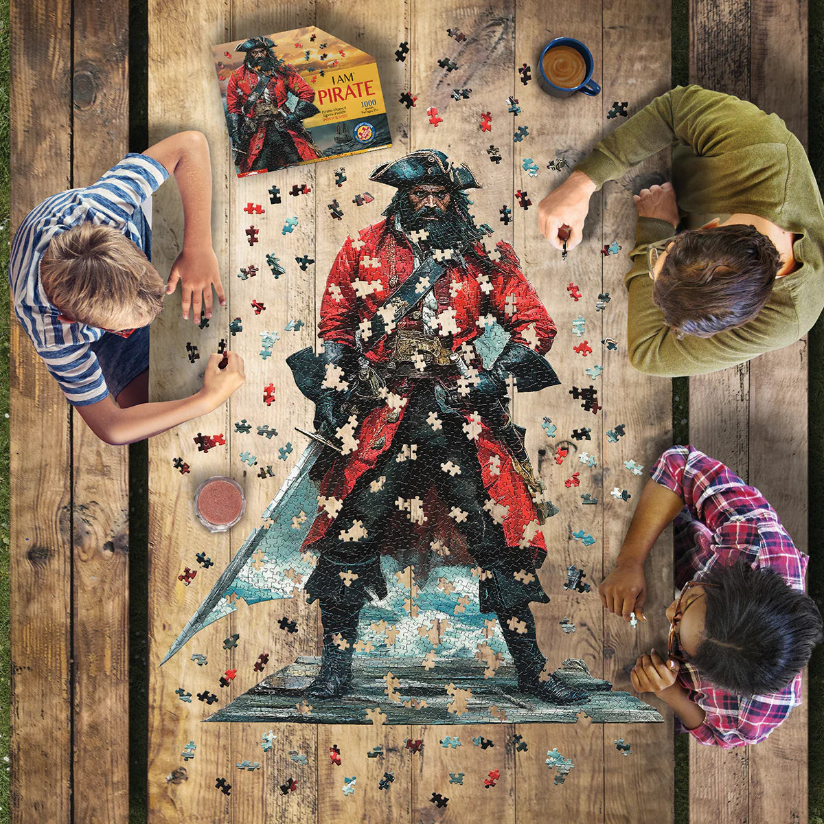 Puzzle -  Piece 1000 - I am Pirate