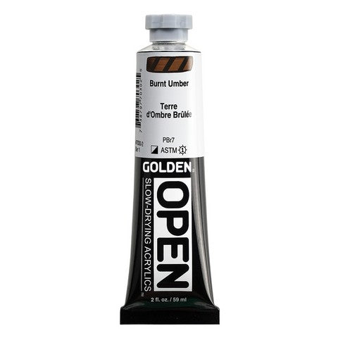 Paint - Golden Acrylic 2oz Benzimidazolone Burnt Umber