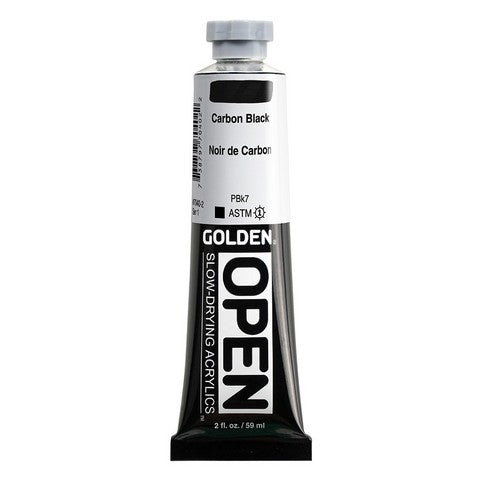 Paint - Golden Acrylic 2oz Benzimidazolone Carbon Black