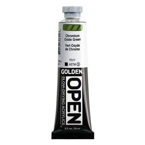 Paint - Golden Acrylic 2oz Benzimidazolone Oxide Green