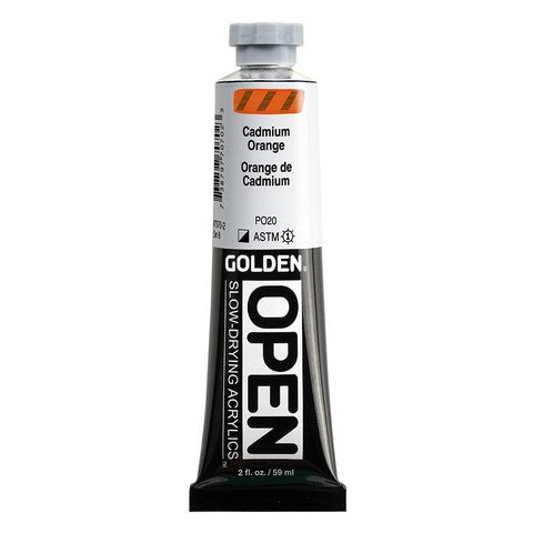 Paint - Golden Acrylic 2oz Benzimidazolone Cadmium Orange