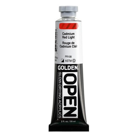 Paint - Golden Acrylic 2oz Benzimidazolone Cadmium Red Light