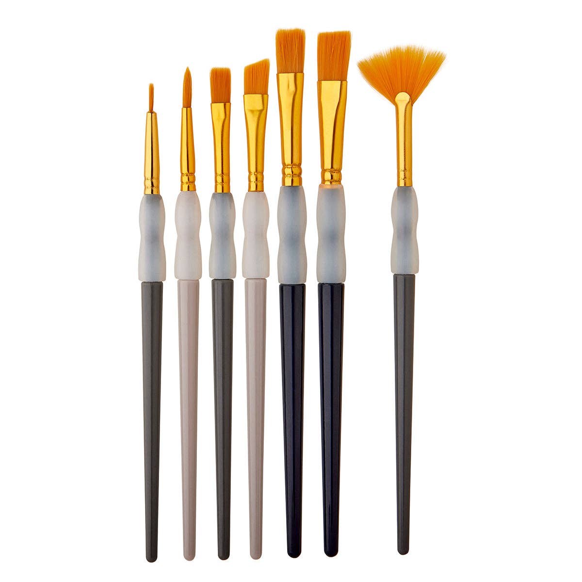 Paint Brush - Studio Soft Grip Brush Set – 7 pc