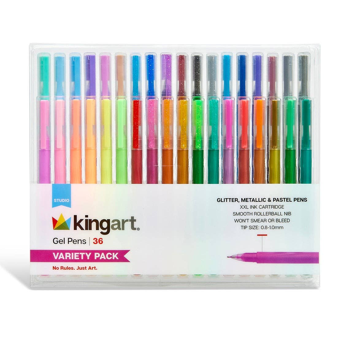 Gel Pens - 36 Glitter, Metallic & Pastel Colors