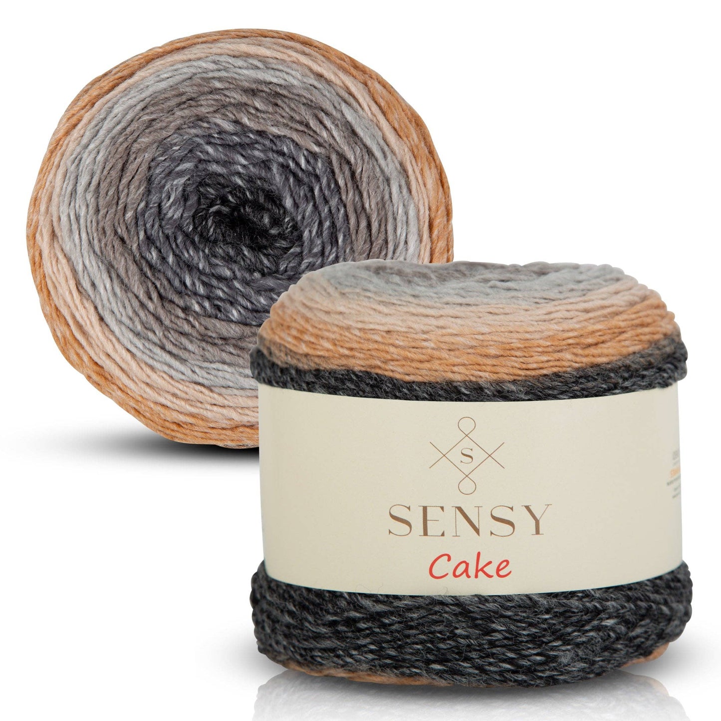 Yarn - Sensy Cake Yarn, 5.3 oz, 525 Yards, Gauge 3 Light: 558