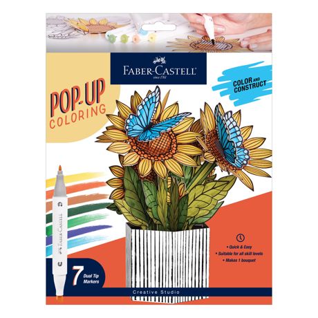 Coloring - Creative Studio Pop Up Coloring Bouquet