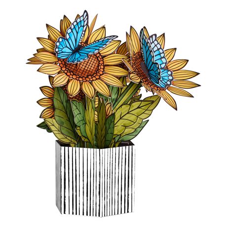 Coloring - Creative Studio Pop Up Coloring Bouquet
