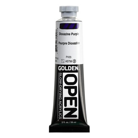 Paint - Golden Acrylic 2oz Benzimidazolone Dioxazine Purple