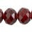 Beads - Cousin DIY Glass Crystal Tie-Dye Bead Strand Lava Red 24" 99/Pkg