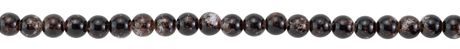 Beads - CousinDIY Glass Strand Splattered Glass Brown & White 28.5in/72.4cm