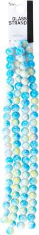Beads - CousinDIY Glass Strand Blue/Pink/Yellow