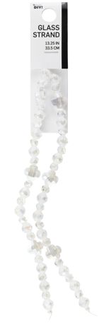 Beads - CousinDIY Glass Strand Clear
