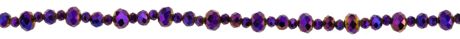 Beads - CousinDIY Glass Strand Rondell Dark Purple 102pcs