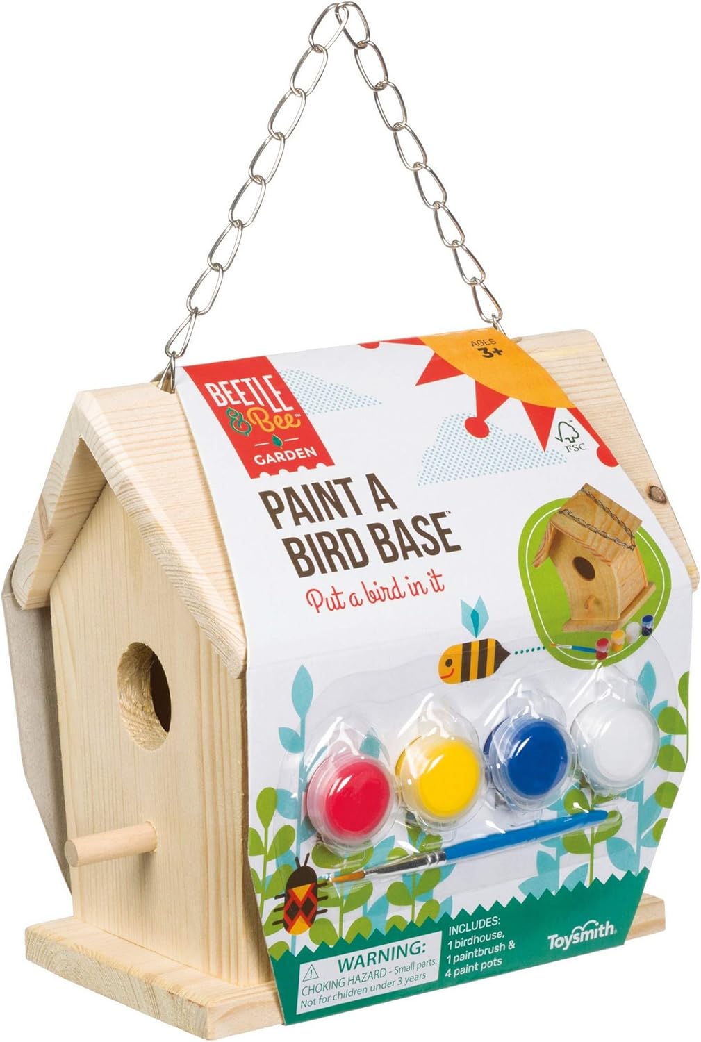 Crafting Kits - Birdhouse - Beetle & Bee Birdhouse Painting Kit