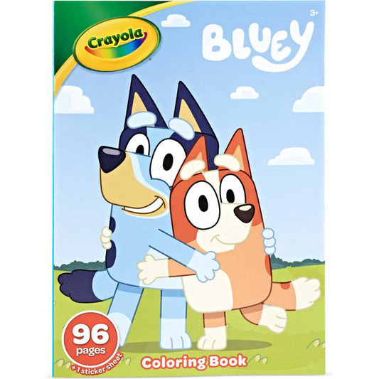 Coloring Book - Bluey Crayola 96 Page Coloring Book with Sticker Sheet