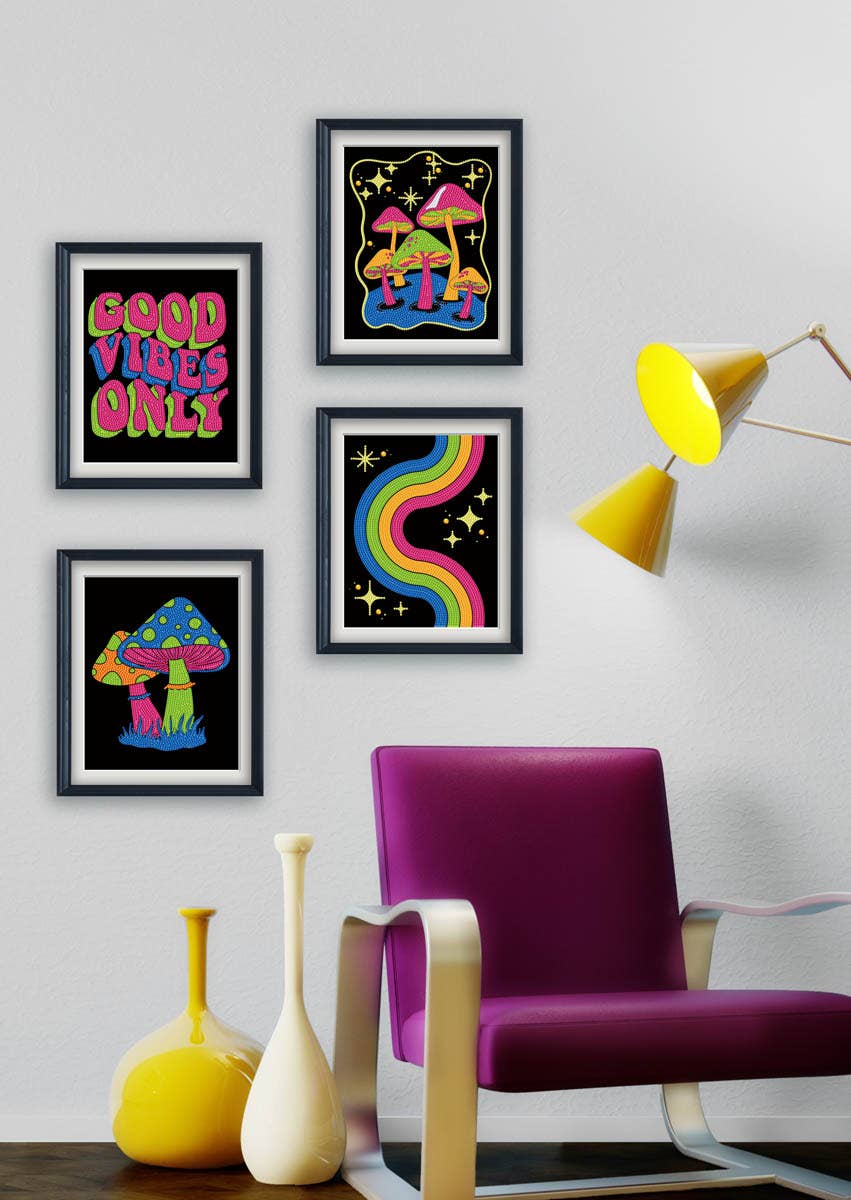 Diamond Dotz - Neon Good Vibes