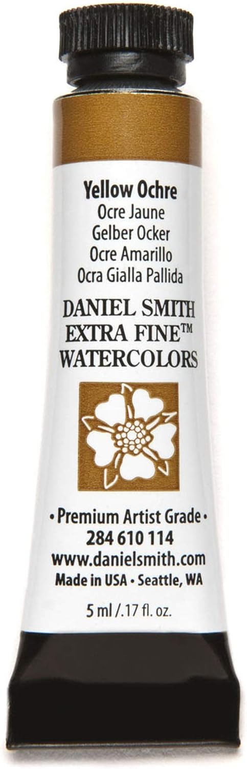 Paint - Daniel Smith Extra Fine Watercolor Paint 5ml Tube - Yellow Ochre