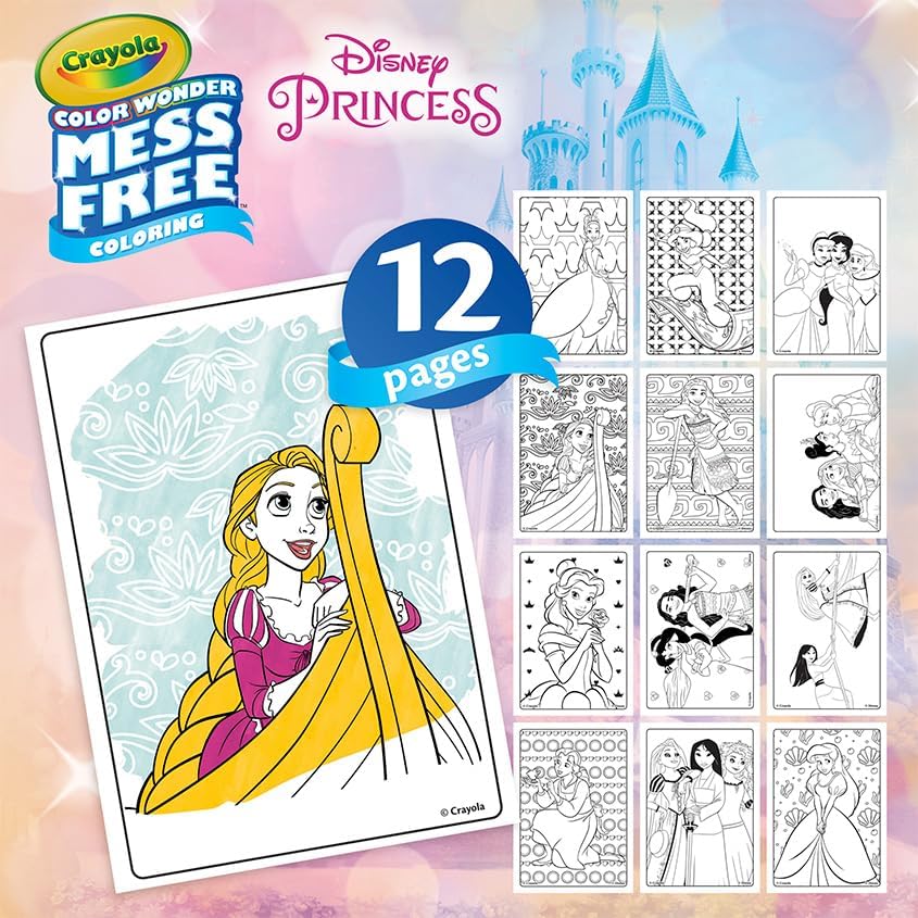 Coloring Book - Disney Princess Crayola Color Wonder Mini Box Set