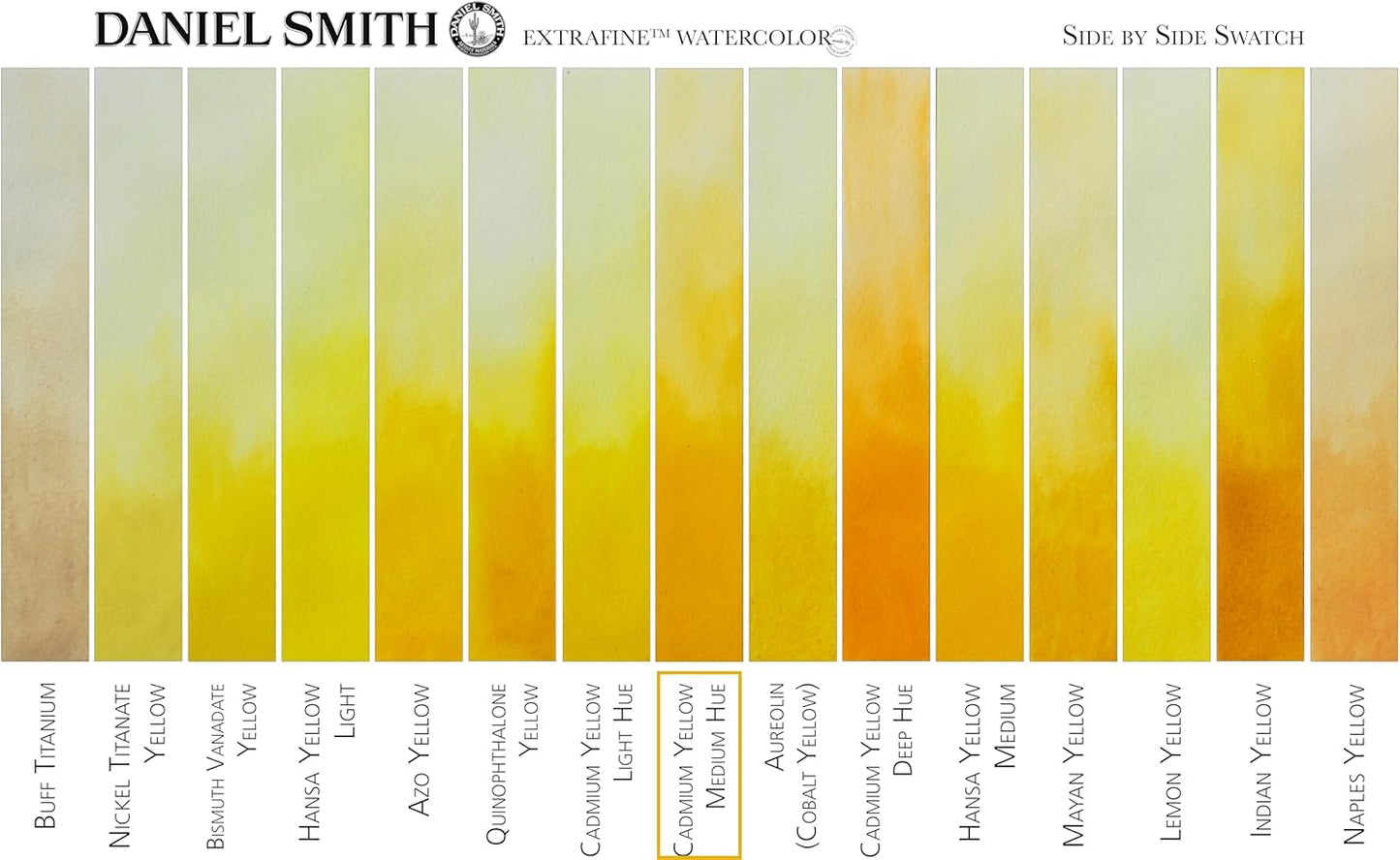 Paint - Daniel Smith Extra Fine Watercolor Paint 5ml Tube - Cadmium Yellow Medium Hue