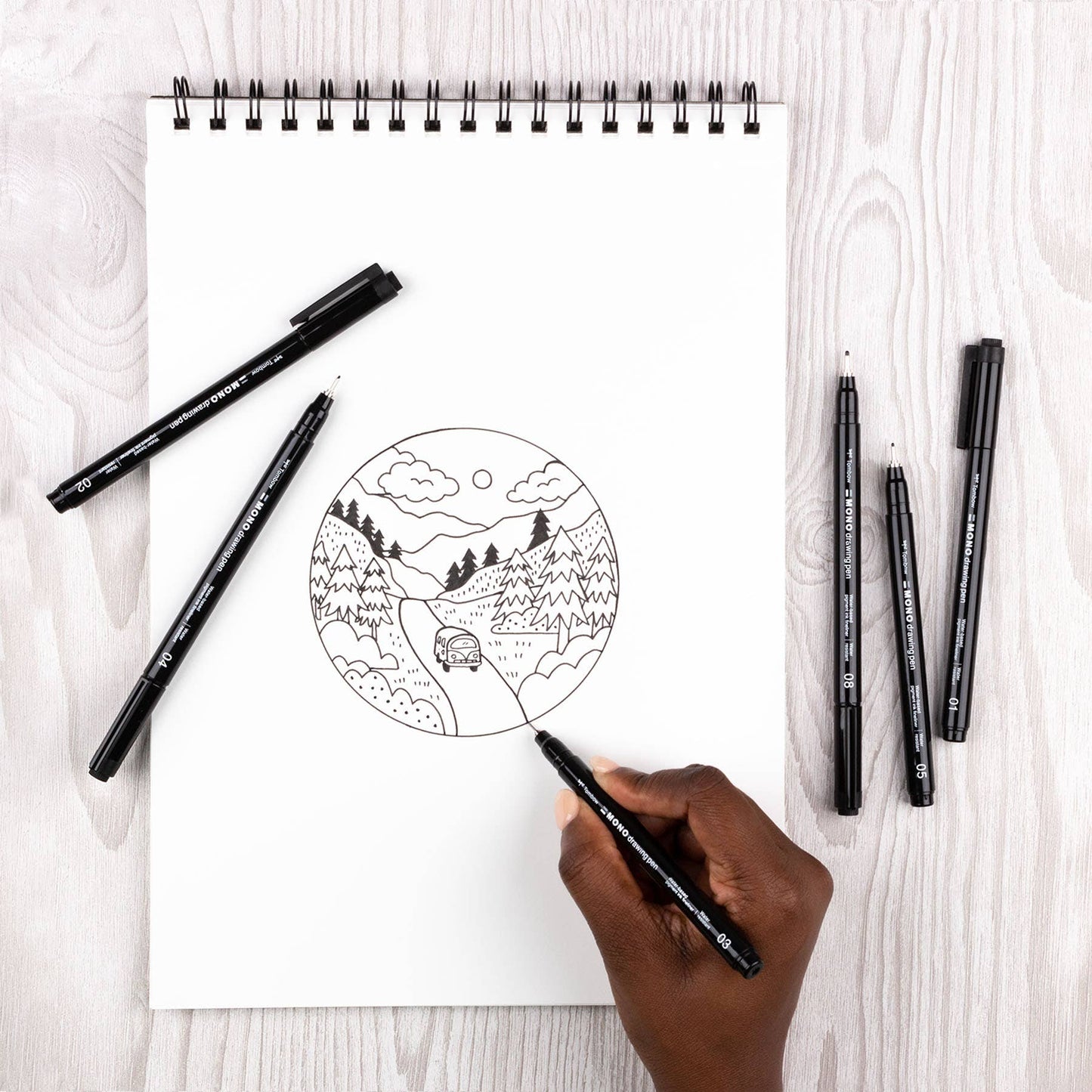 Pens - MONO Drawing Pens - Open Stock: 02