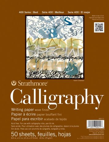 Paper - Strathmore 400 Series Calligraphy Pad 8.5"X11"