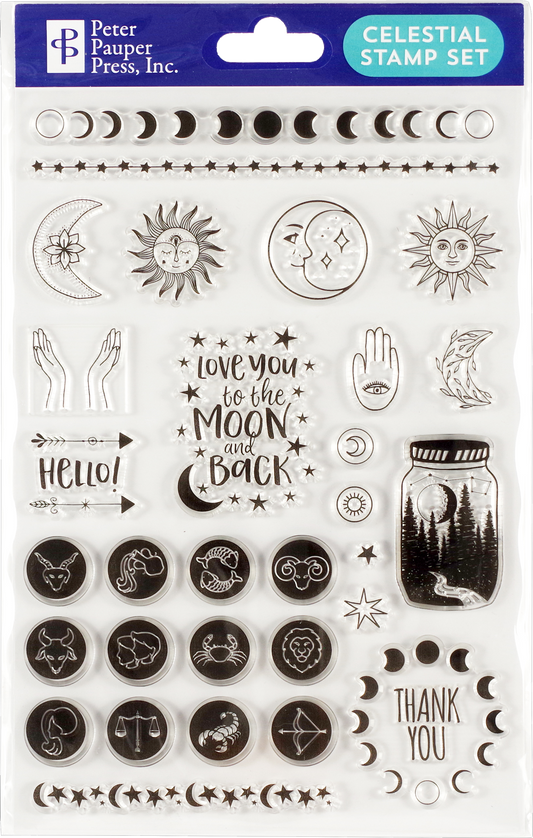Stamps - Celestial Clear Silicone Stamp Set