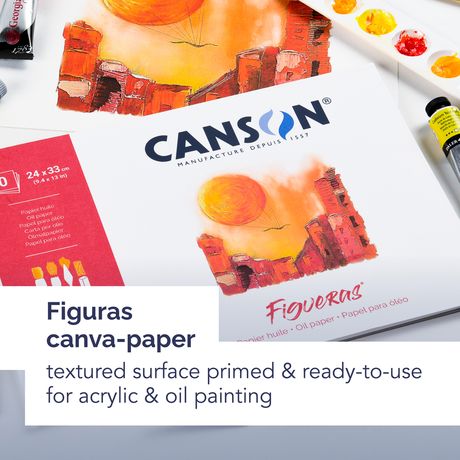 Paper - Canson Aritst Series Canva Paper Pad 12"X16"