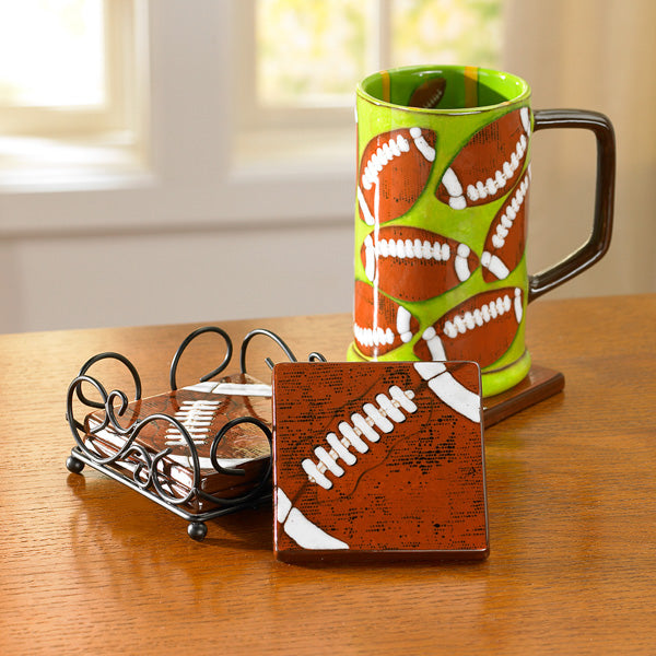 Tile - 4" Set of 4 With Holder