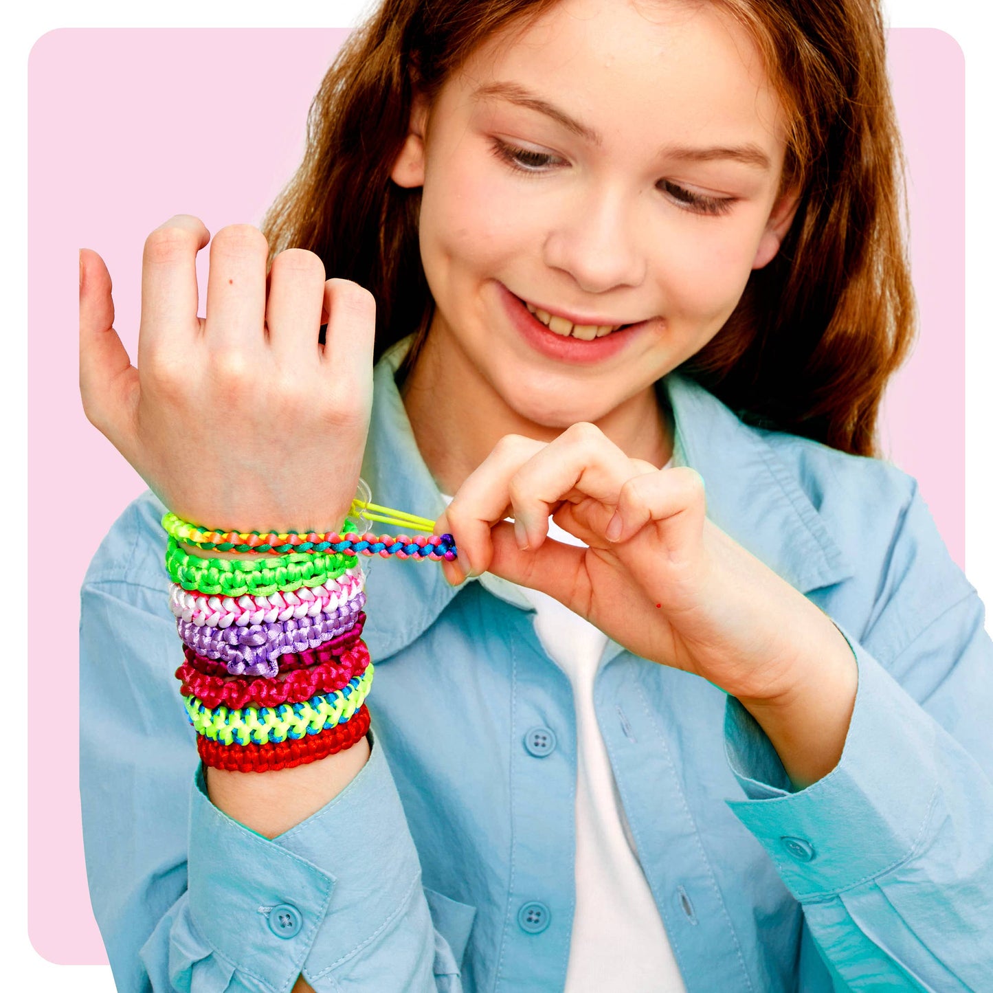 Crafting Kits - Pretty Me Friendship Bracelet Making Kit String Bracelets