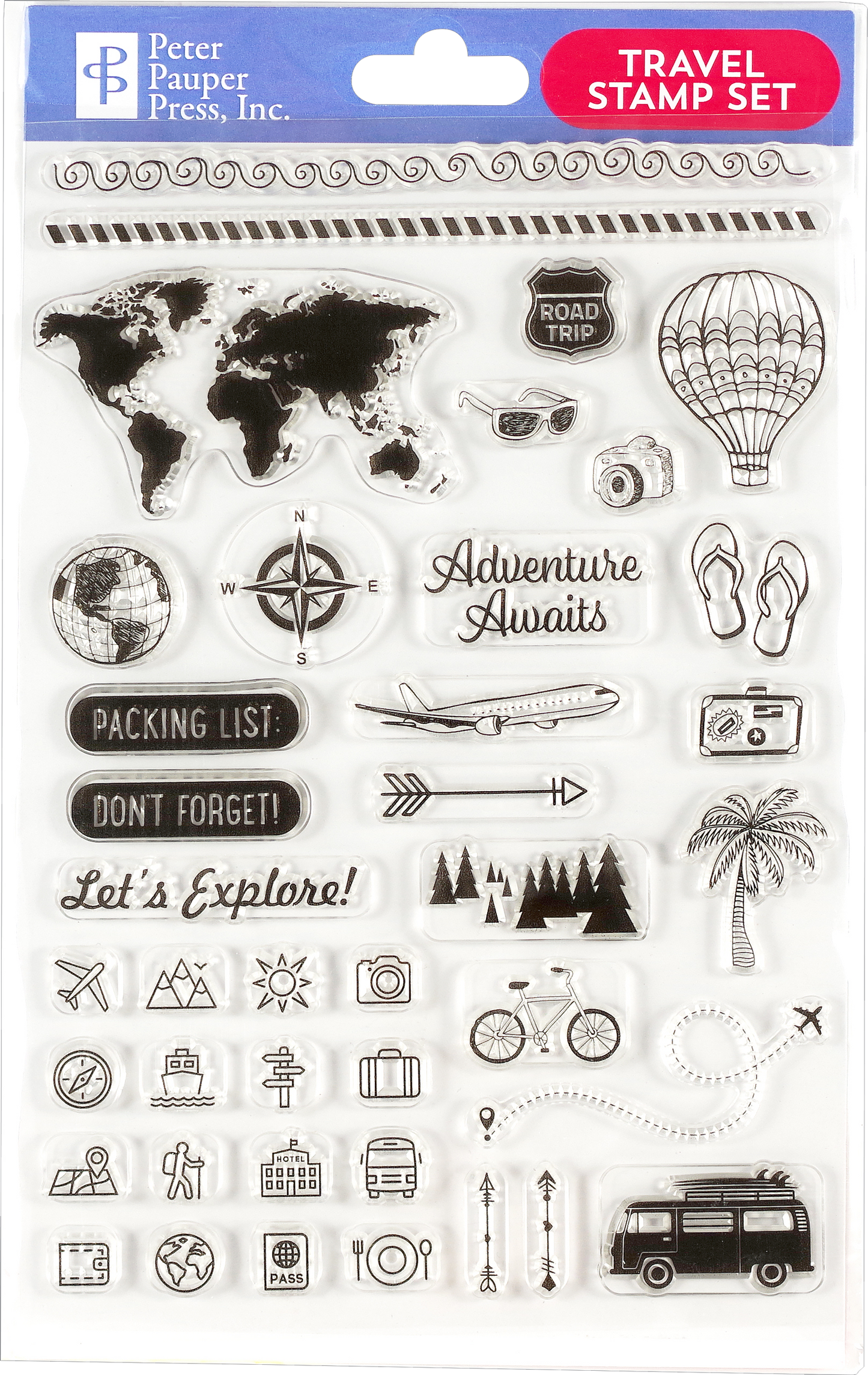 Stamps - Travel Clear Silicone Stamp Set