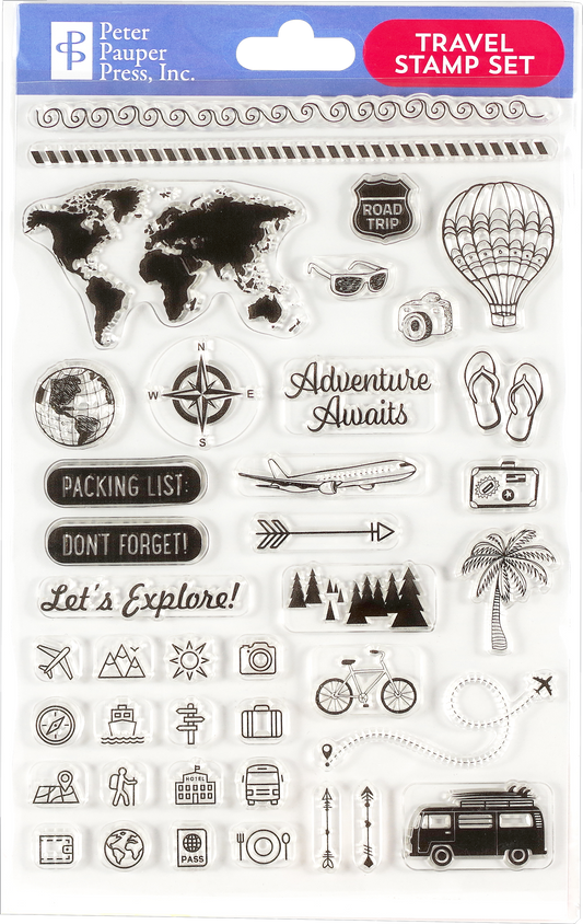 Stamps - Travel Clear Silicone Stamp Set