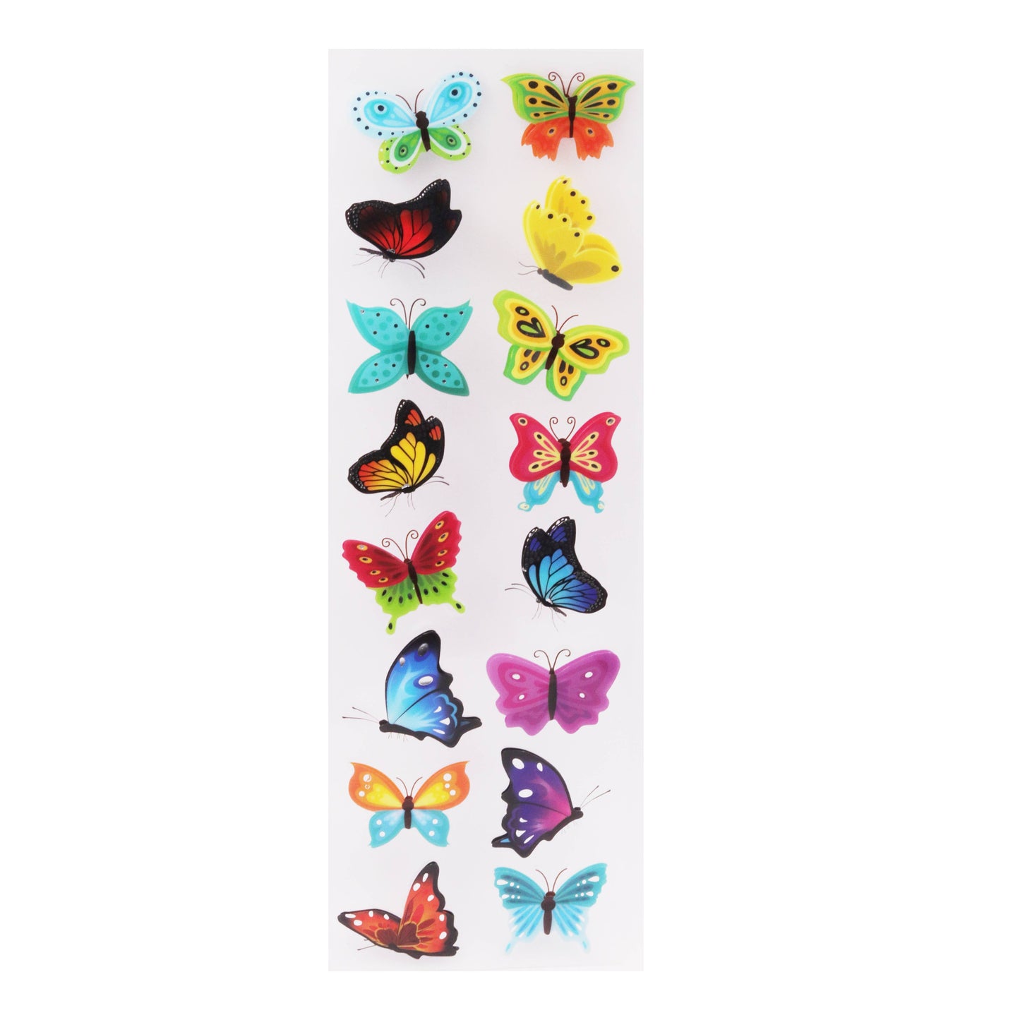 Stickers - Butterfly, 1 Sheet