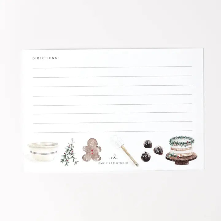 Recipe Cards - Christmas Baking