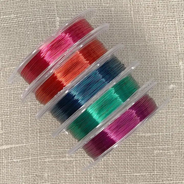 Jewelry - Bright Colored Jewelry Wire .3mm 11yds 5pc