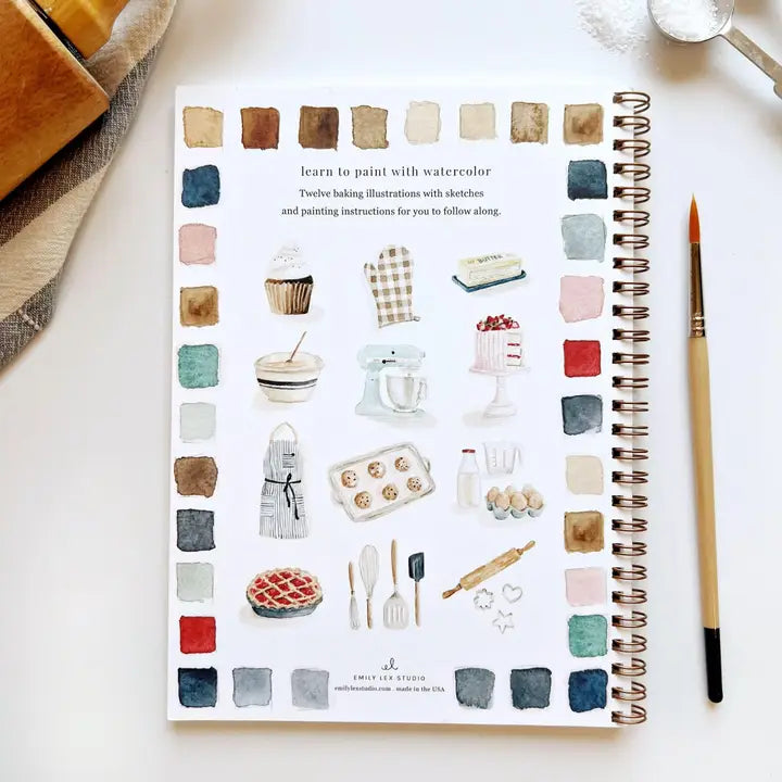 Workbook - Baking Watercolor Workbook