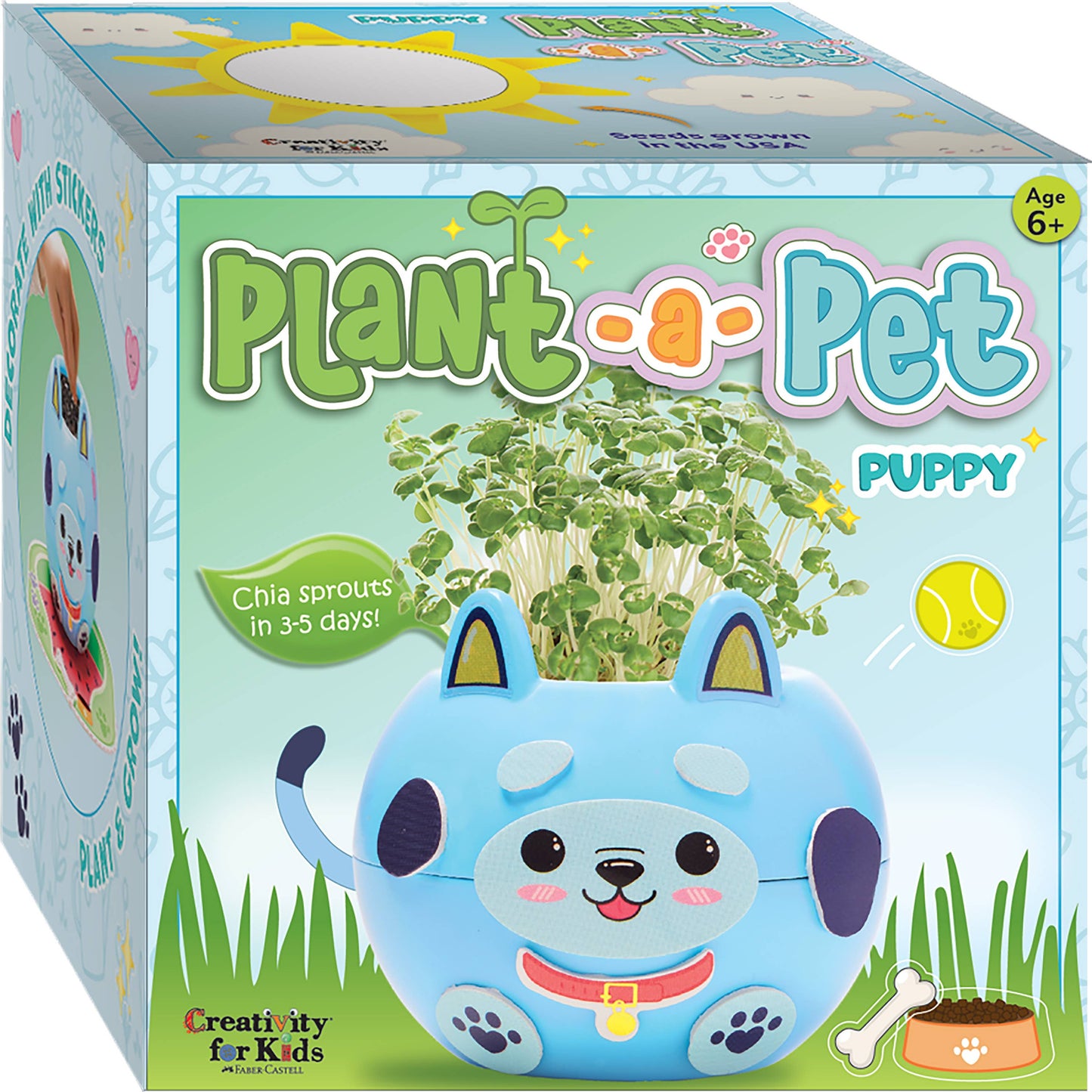 Plant a Pet Mini Grow Craft Kit for Kids: Puppy
