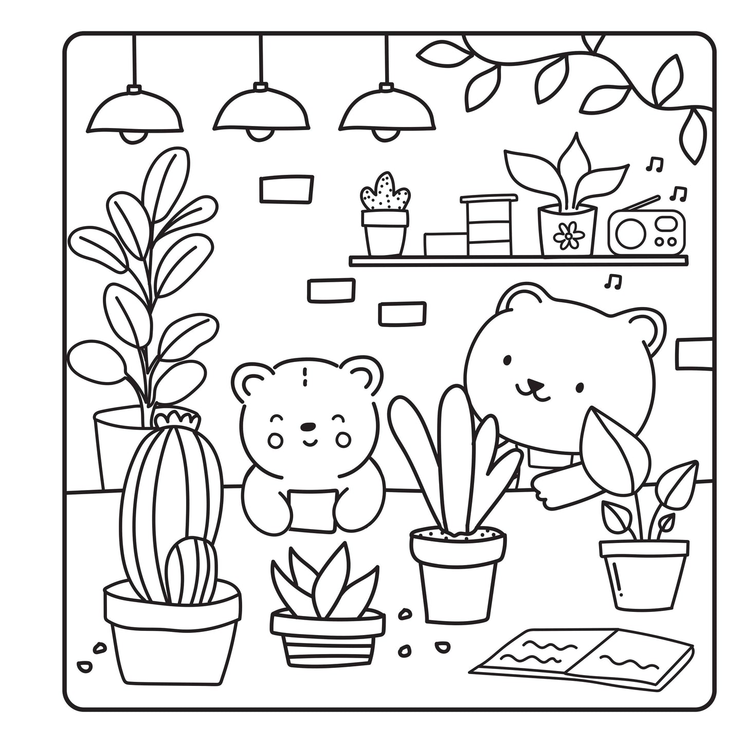 Coloring Book - Rest & Relax