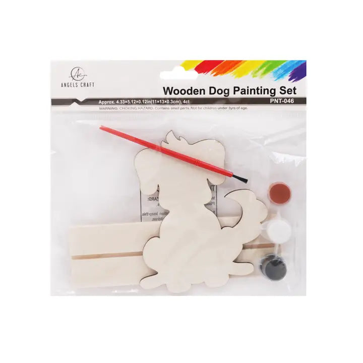 Paint Set - Wooden Painting Set Dog