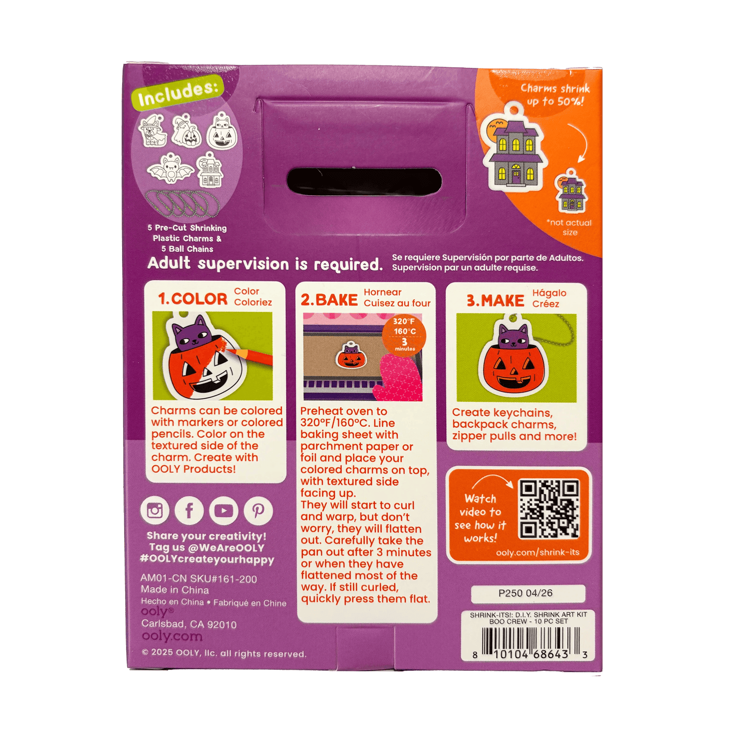 Shrink-Its! - Mini DIY Shrink Art Kit - Boo Crew
