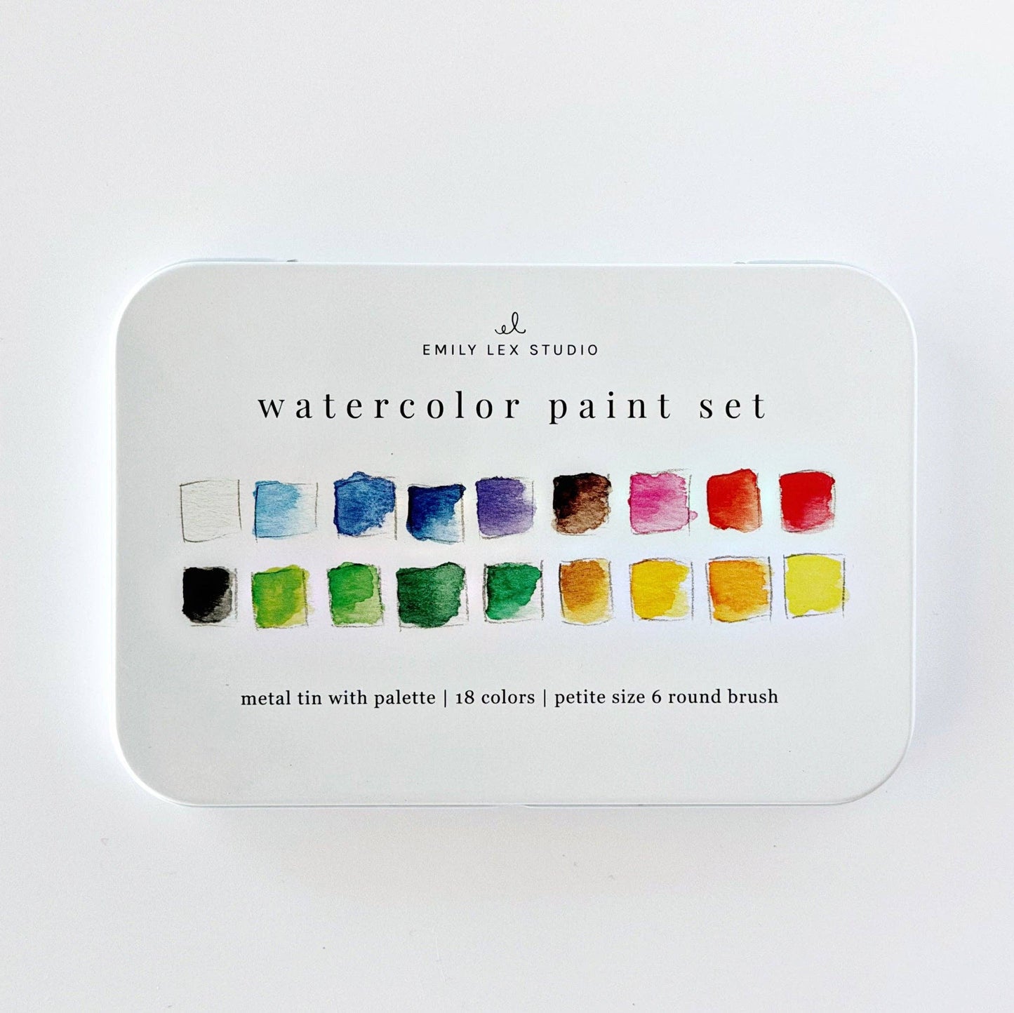 Paint - Watercolor paint set 18 colors with brush