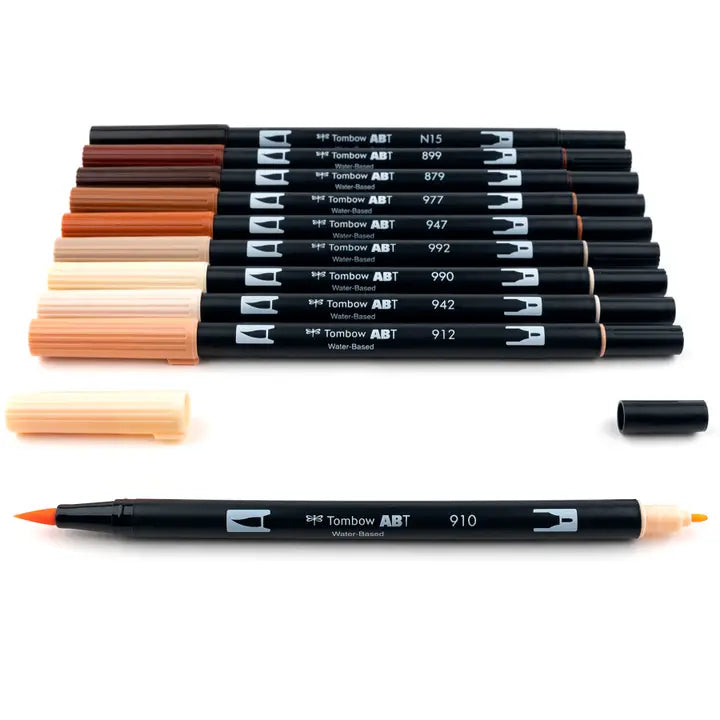 Markers - Dual Brush Pen Art Markers: Portrait - 10-Pack