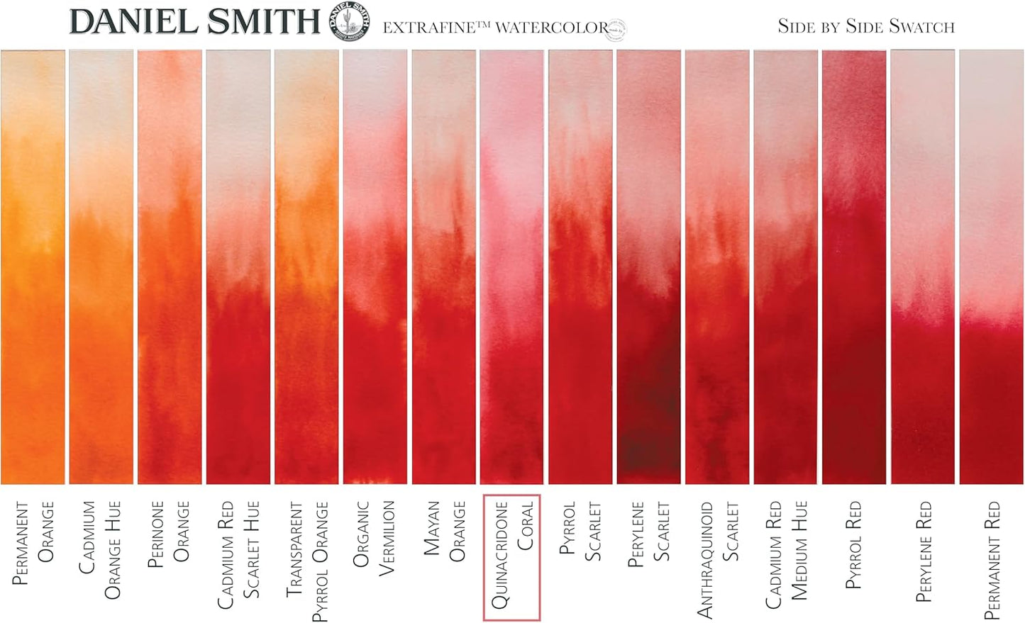 Paint - Daniel Smith Extra Fine Watercolor Paint 5ml Tube - Quinacridone Coral