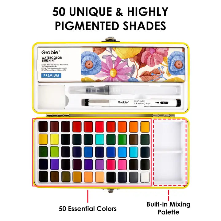 Watercolor - Grabie All-in-One Premium Watercolor Set of 50