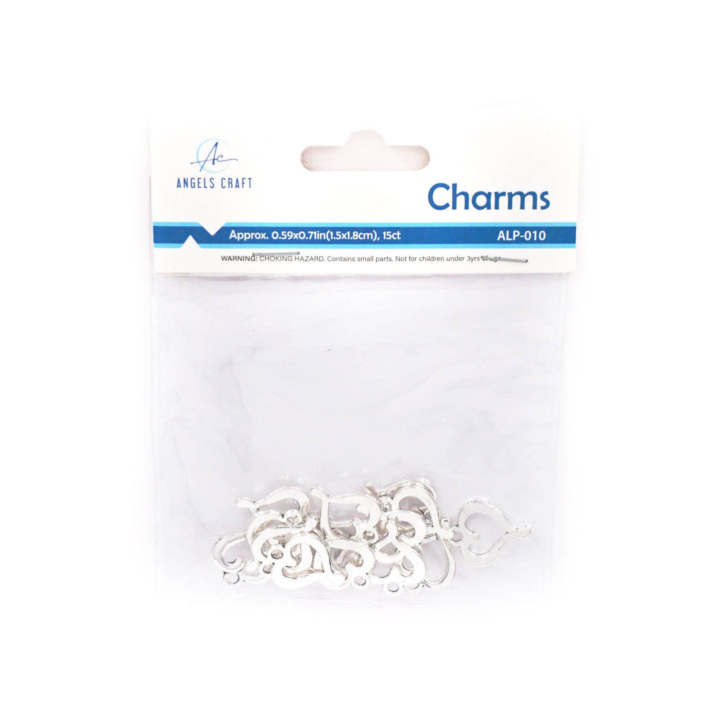 Jewelry - Alloy Pendant Charms 15-ct, Heart