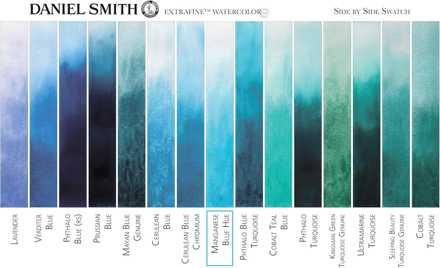 Paint - Daniel Smith Extra Fine Watercolor Paint 5ml Tube - Manganese Blue Hue
